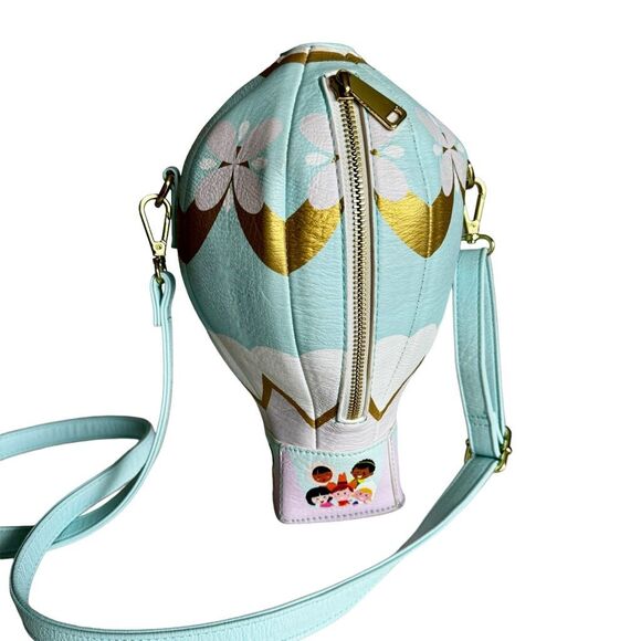 Disney Parks Loungefly It’s A Small World Hot Air Ballon Crossbdy Purse - Picture 1 of 11